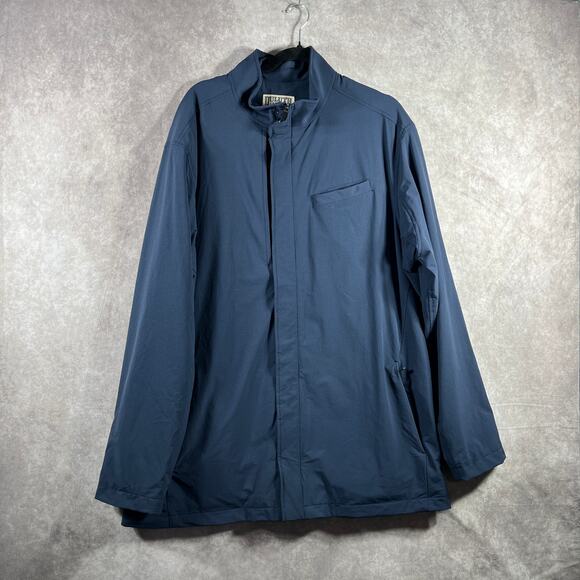 Duluth Trading Co. Jacket Mens Size XL‎ Navy Blue Windbreaker Full Zip Outdoor - Picture 1 of 8